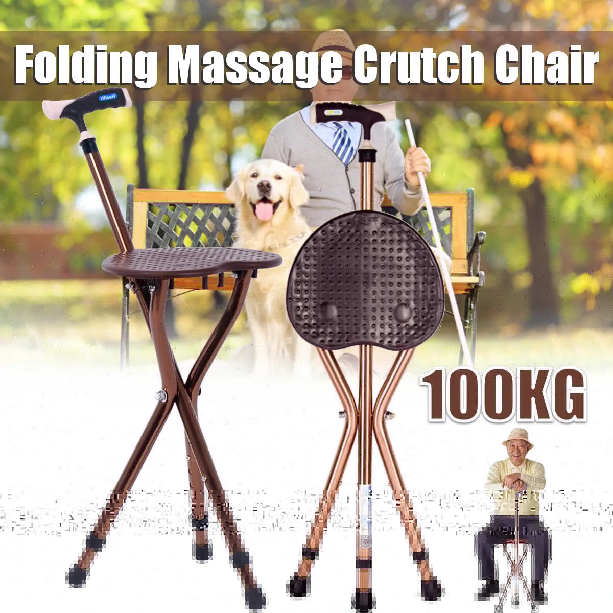 Folding Walking Sticks Hiking Adjustable - 접이식 알루미늄 높이 조절 휴대용 워킹