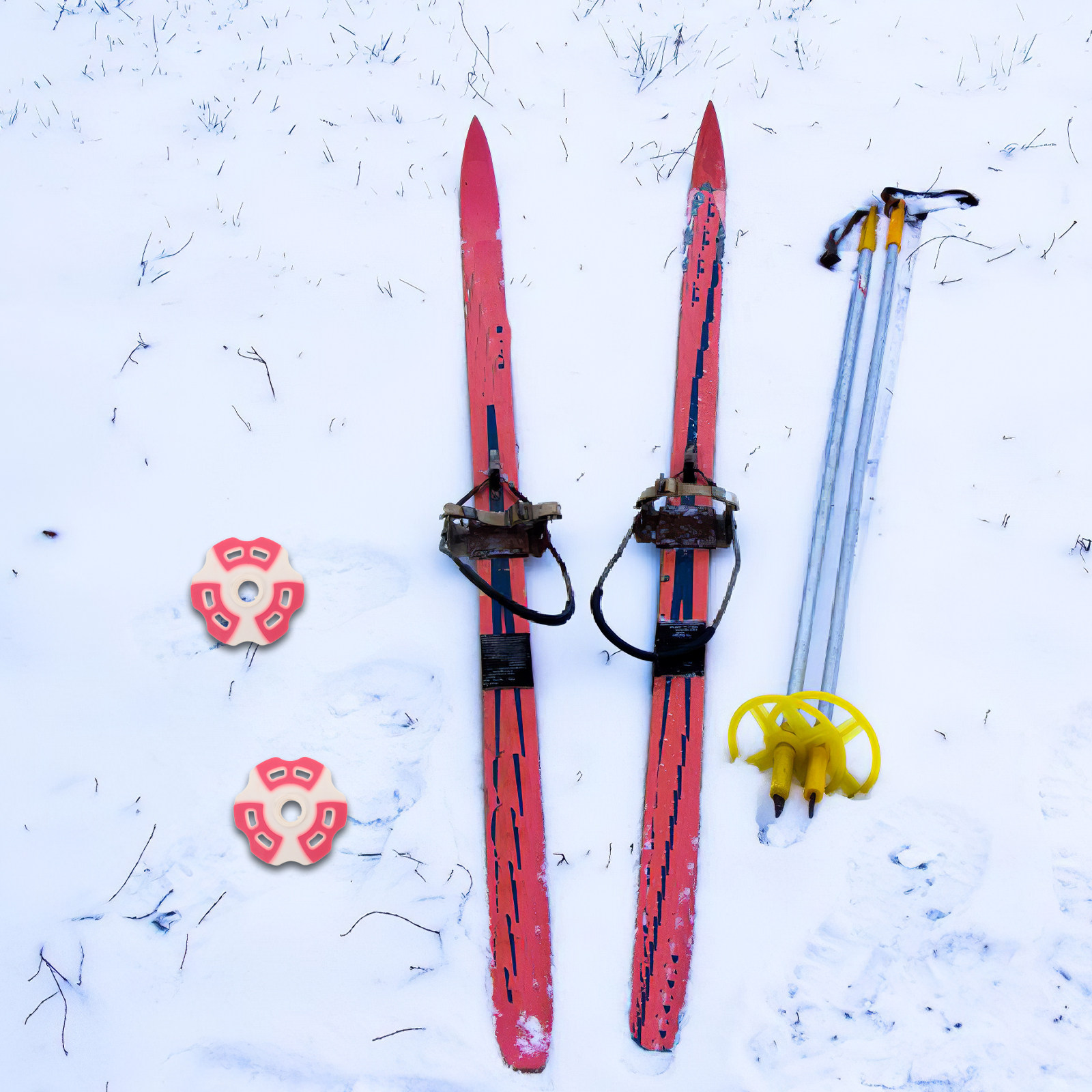 Snow Baskets Mud Baskets Trekking Pole - 트레킹 폴용 바스켓 2개 세트, 험지나