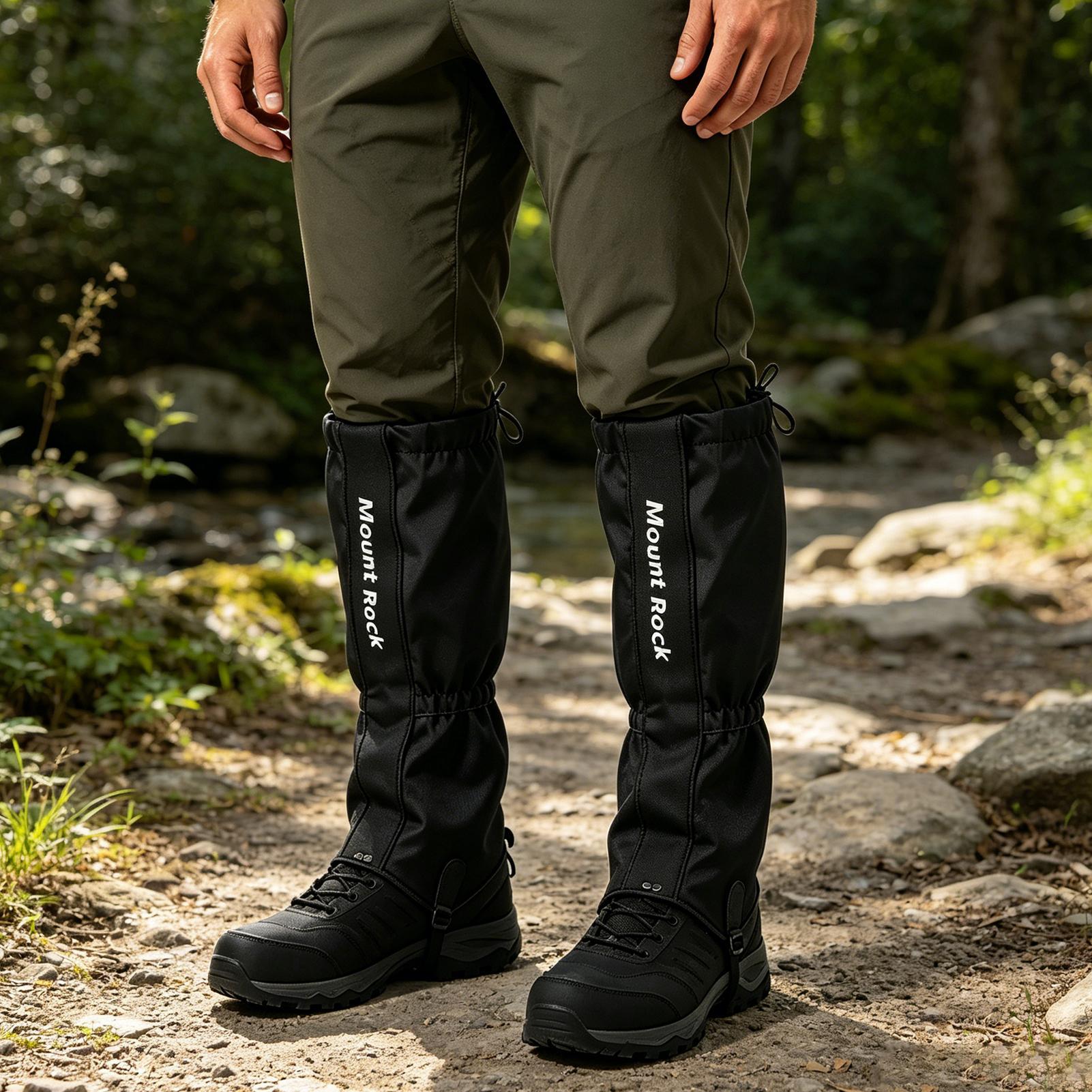 Gaiters Waterproof Breathable Hiking - 1 쌍의 방수 통기성 하이킹 레그