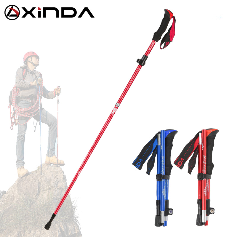Quick Lock Trekking Poles Aluminum 7075 - 신다 접이식 초경량 퀵락 트레킹 폴