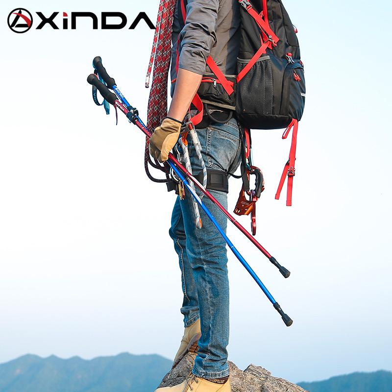신다 접이식 트레킹 폴 알루미늄 합금 초경량 퀵 락 워 - Quick Lock Trekking Poles Aluminum 7075 리뷰 및 가격