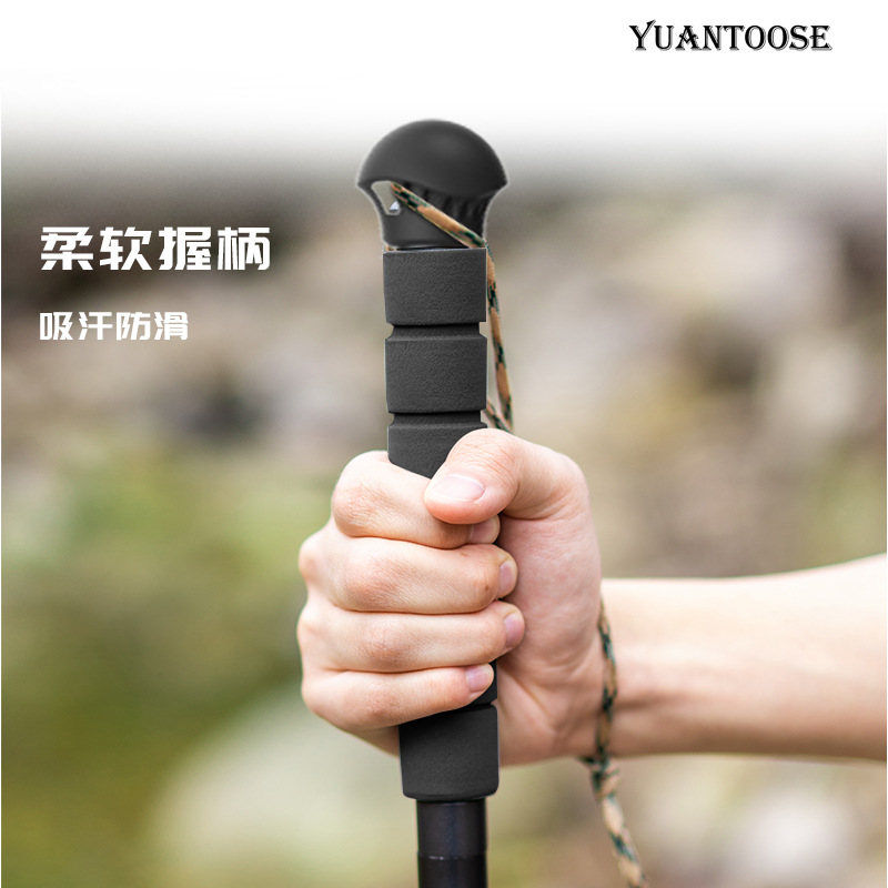접이식 트레킹 폴 알루미늄 조절식 텔레스코픽 워킹 스틱 - Folding Walking Sticks Hiking Adjustable 리뷰 및 가격