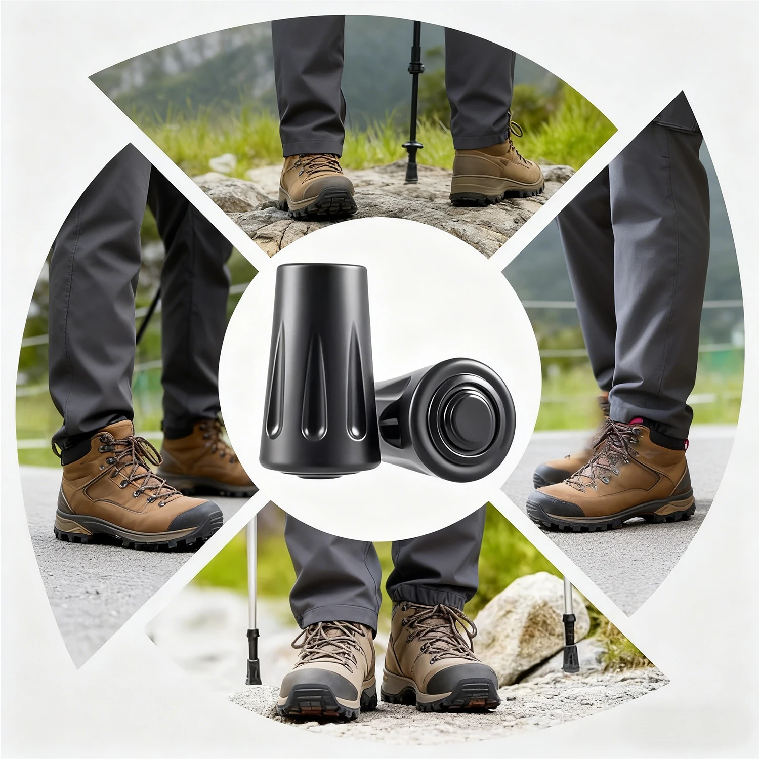 10-40개 트레킹 폴 고무 팁 보호대, 워킹 스틱용  - Trekking Pole Rubber Tips Feet Replacement 리뷰 및 가격