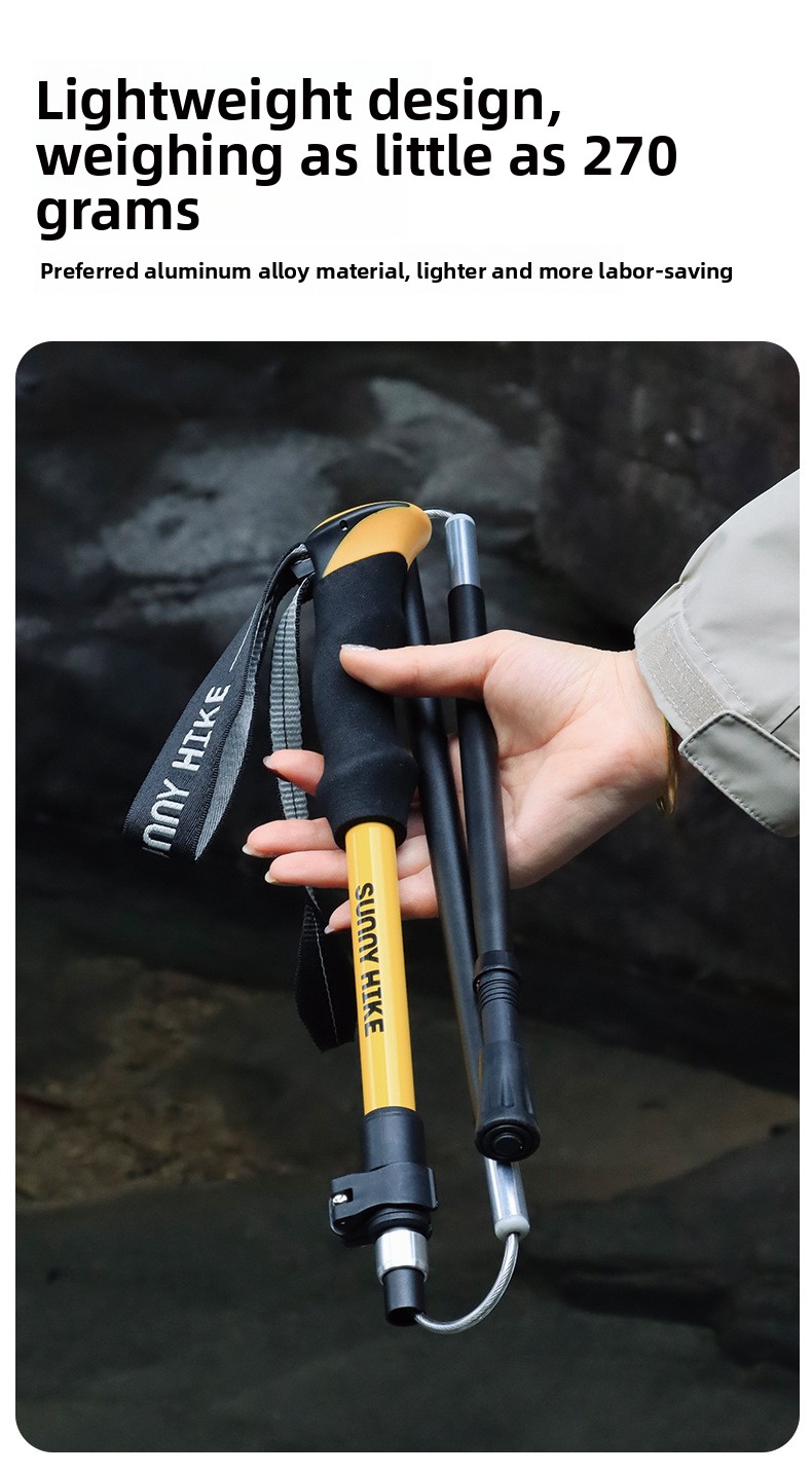 알루미늄 합금 접이식 트레킹 폴 초경량 카본 파이버 하 - Folding Walking Sticks Hiking Adjustable 리뷰 및 가격