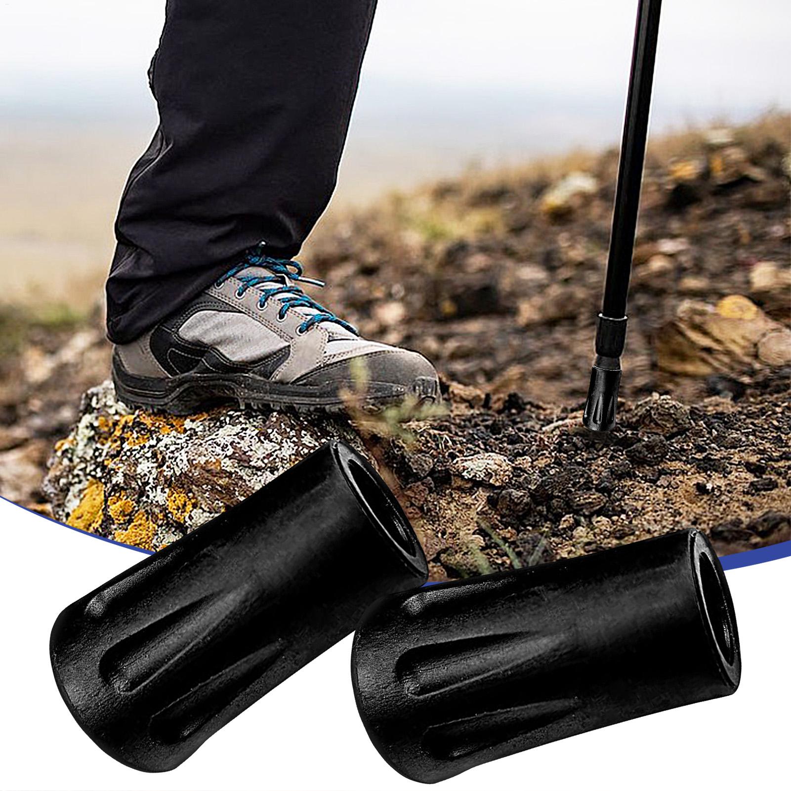 6개입 고무 워킹 스틱 팁 트레킹 폴 팁 교체용 보호대 - Trekking Pole Rubber Tips Feet Replacement 리뷰 및 가격