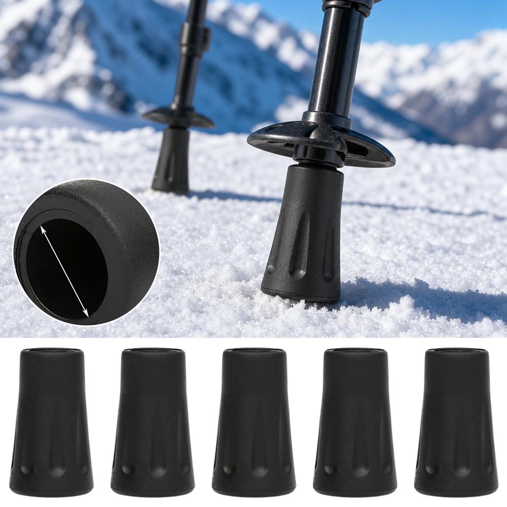 5개 또는 10개 세트의 스키 폴 미끄럼 방지 고무 팁 - Trekking Pole Rubber Tips Feet Replacement 리뷰 및 가격