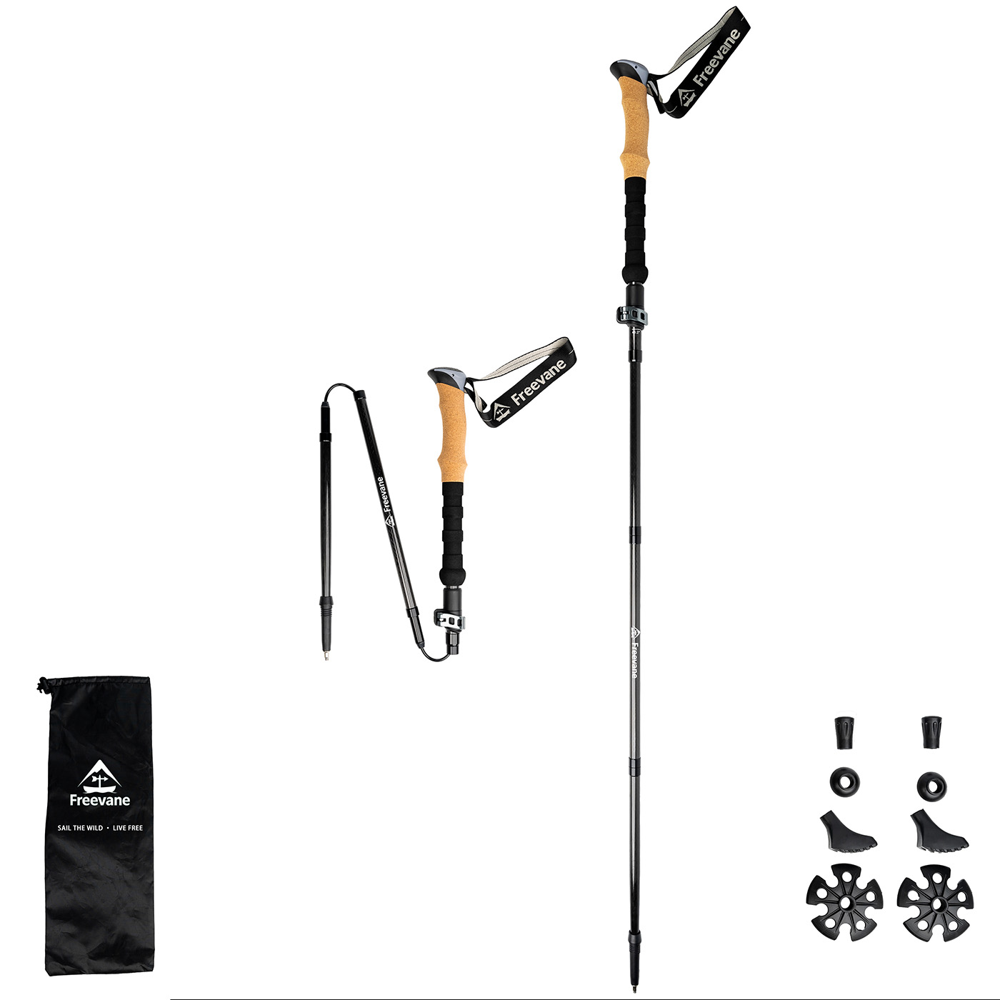 탄소섬유 하이킹 폴 세트, 접이식 Z 트레킹 폴 5단, - Carbon Fiber Trekking Poles Ultralight Pair 리뷰 및 가격