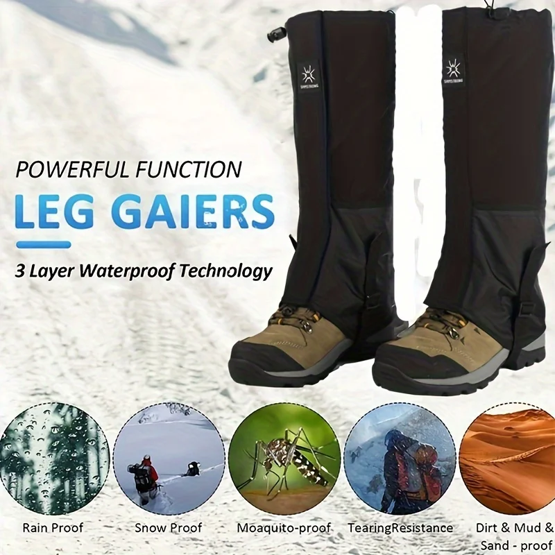 하이킹 및 사냥용 방수 다리 각반, 통기성 등산 사막  - Gaiters Waterproof Breathable Hiking 리뷰 및 가격