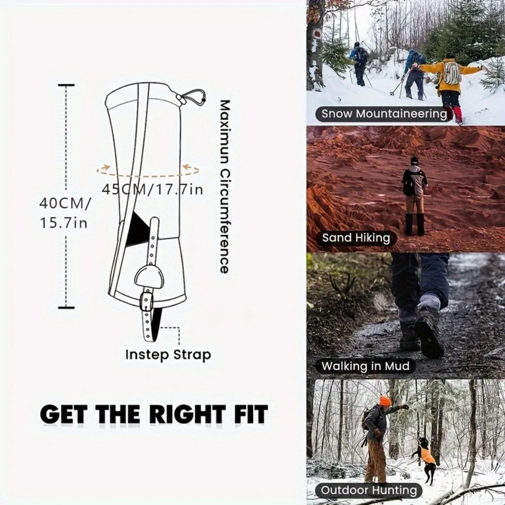 하이킹 및 사냥용 방수 다리 각반, 통기성 등산 사막  - Gaiters Waterproof Breathable Hiking 리뷰 및 가격