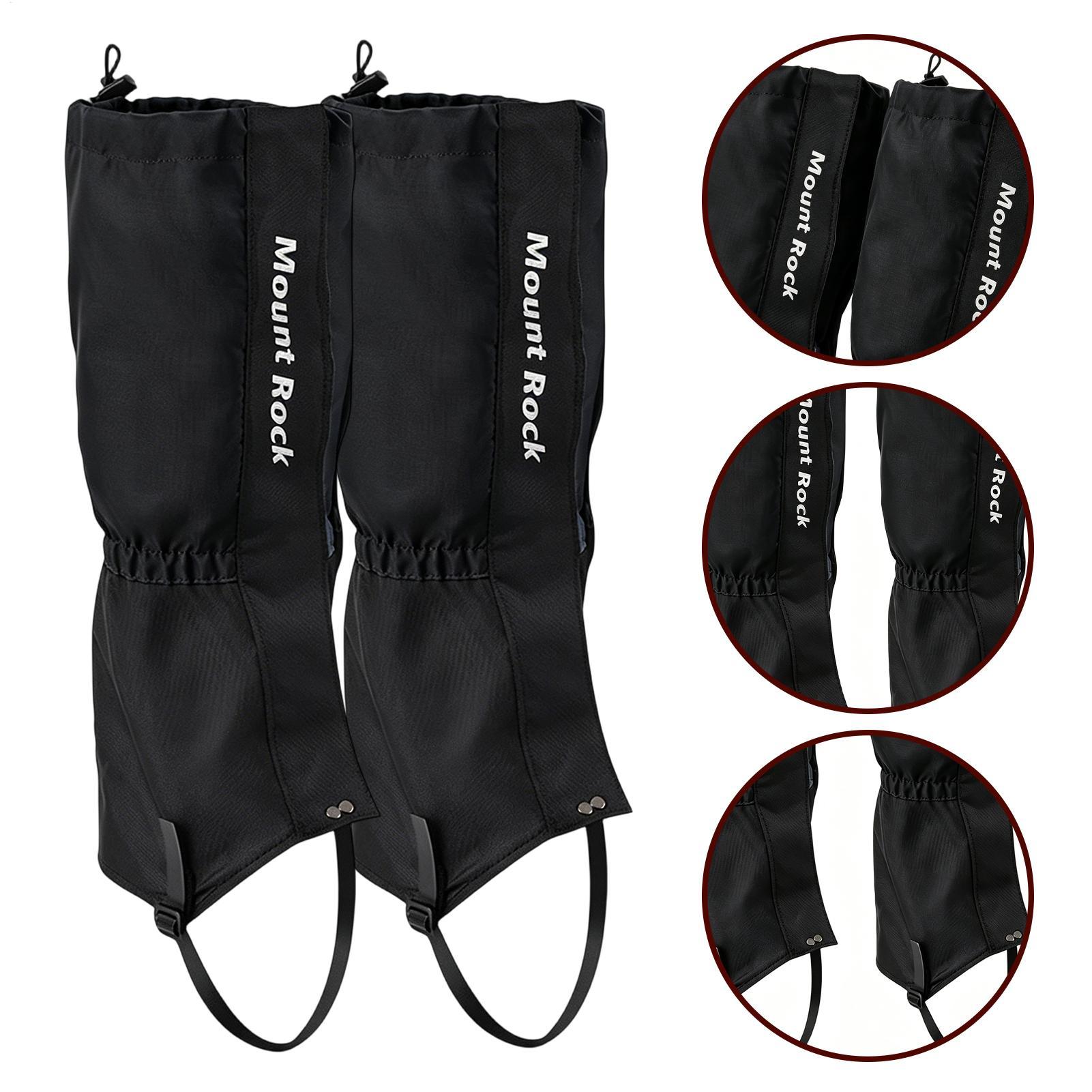 1 쌍의 방수 통기성 하이킹 레그 게이터 트레킹 등산  - Gaiters Waterproof Breathable Hiking 리뷰 및 가격