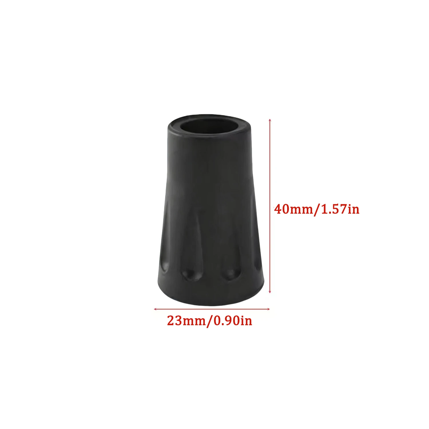 10-40개 워킹 스틱 고무 팁, 트레킹 폴 교체 캡, - Trekking Pole Rubber Tips Feet Replacement 리뷰 및 가격