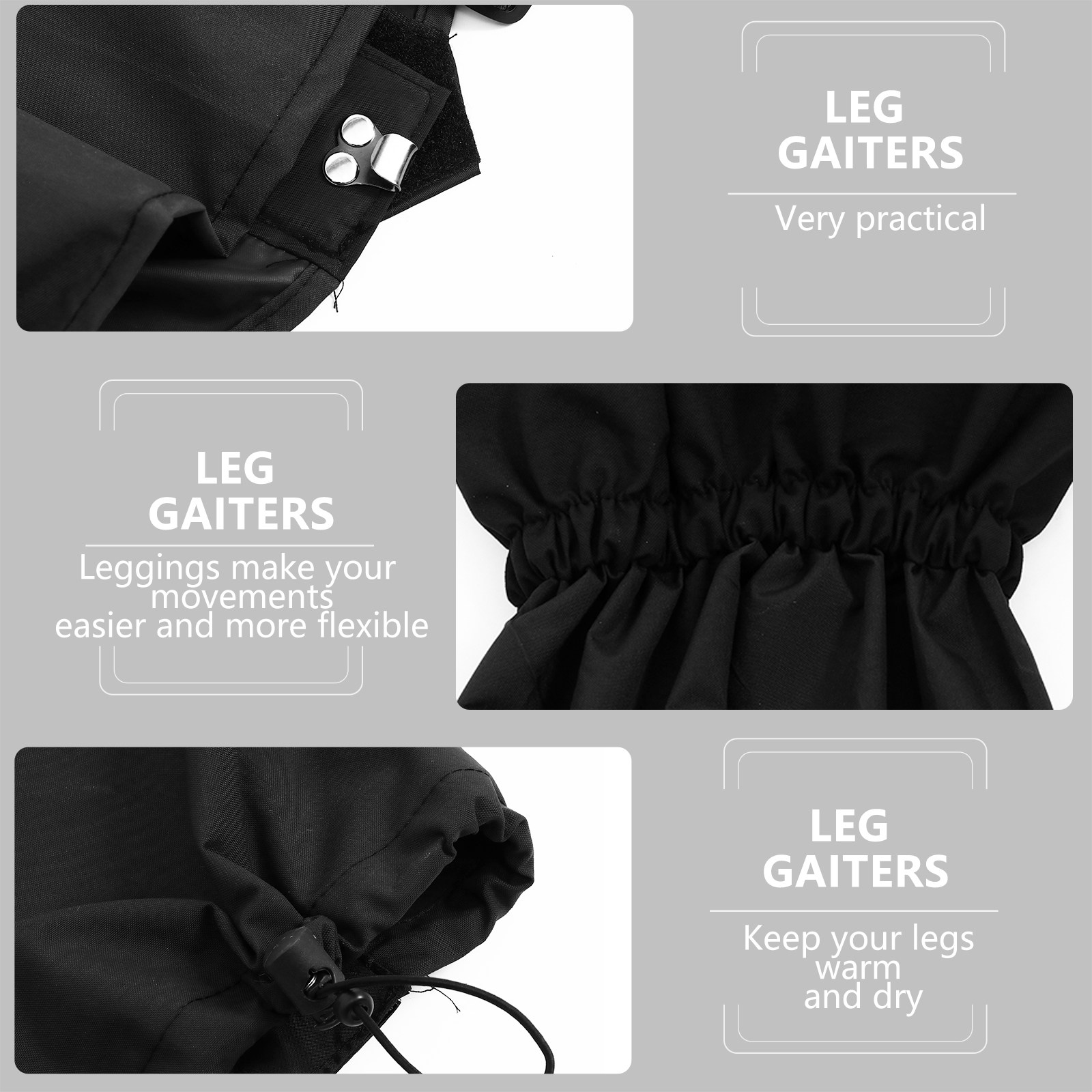 1켤레, 가성비 좋은 야외용 레그 게이터, 방수 및 통 - Gaiters Waterproof Breathable Hiking 리뷰 및 가격