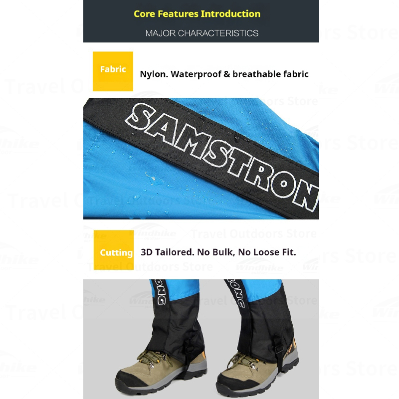 SAMSTRONG 방수 레그 가이터, 야외 스포츠용,  - Gaiters Waterproof Breathable Hiking 리뷰 및 가격